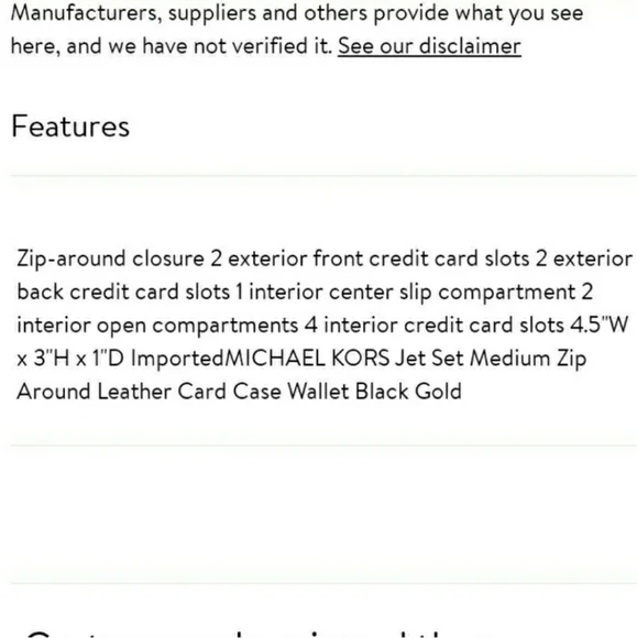 Rare Michael Kors Wallet - Picture 5 of 5